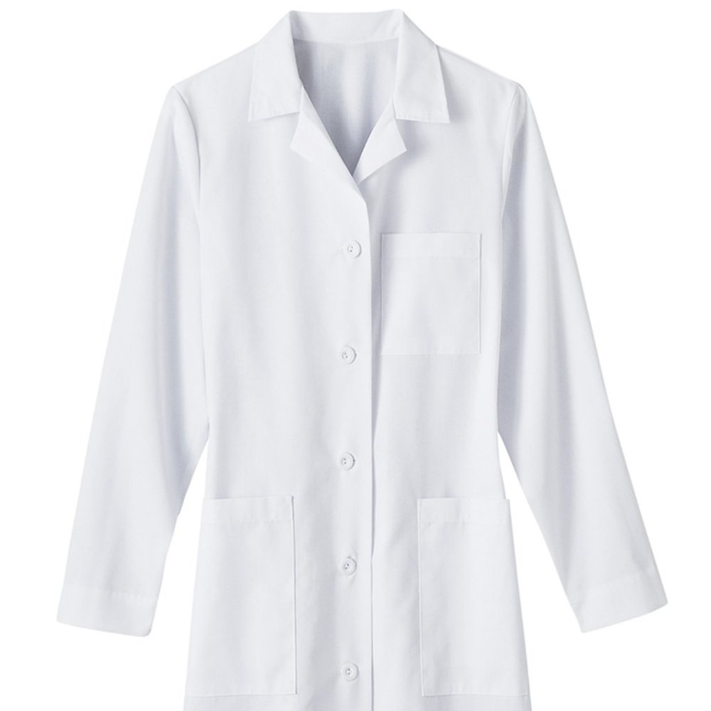 META  Ladies 37" iPad Pocket Lab Coat 1964,